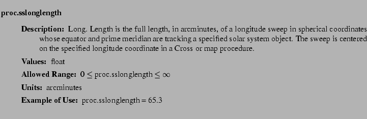 $\textstyle \parbox{6.25in}{
\begin{description}
\item [proc.sslonglength]~~~ ...
...nge:]
\item[YGOR to GO mapping:]
}{}
\end{description} \end{description}}$