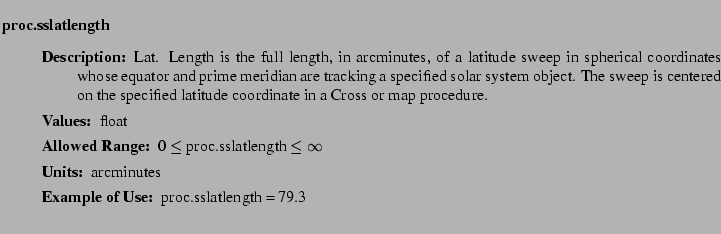 $\textstyle \parbox{6.25in}{
\begin{description}
\item [proc.sslatlength]~~~
...
...nge:]
\item[YGOR to GO mapping:]
}{}
\end{description} \end{description}}$