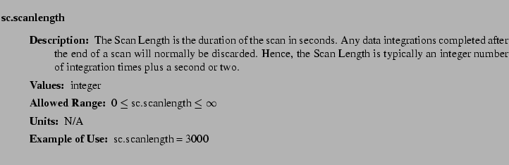 $\textstyle \parbox{6.25in}{
\begin{description}
\item [sc.scanlength]~~~
\b...
...nge:]
\item[YGOR to GO mapping:]
}{}
\end{description} \end{description}}$